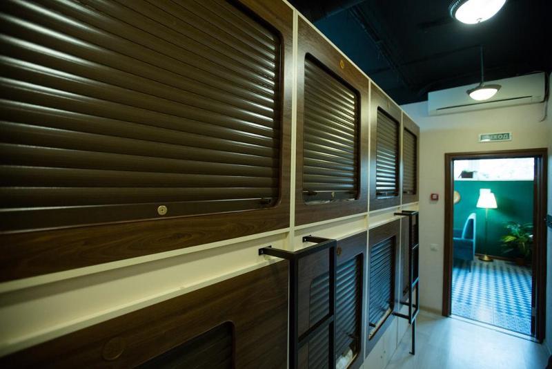 Capsule Hotel Interqube Tretyakovskaya Moskva Exteriér fotografie