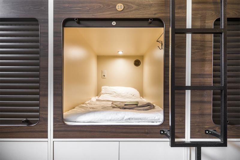 Capsule Hotel Interqube Tretyakovskaya Moskva Exteriér fotografie